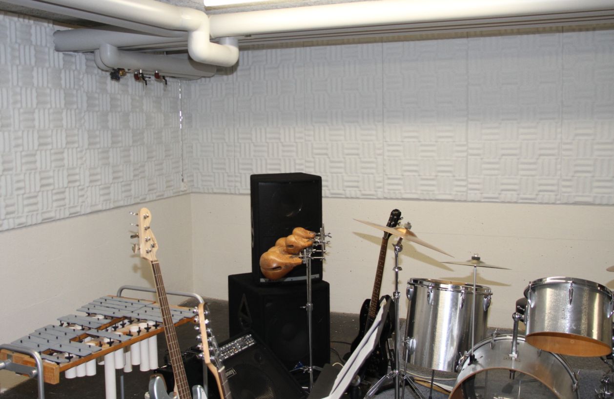 Akustikelemente im Musikzimmer