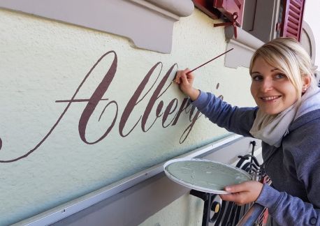 Schriftenmalerei in Aarberg